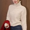 【预售7天】良木礼水波纹高领毛衣（3184F） 商品缩略图1