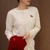 【特价不退换】【预售7天】良木礼小红马山羊绒开衫（3301F） 商品缩略图0