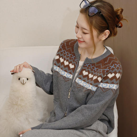 【预售7天】良木礼山羊绒开衫（3438F) 商品图2