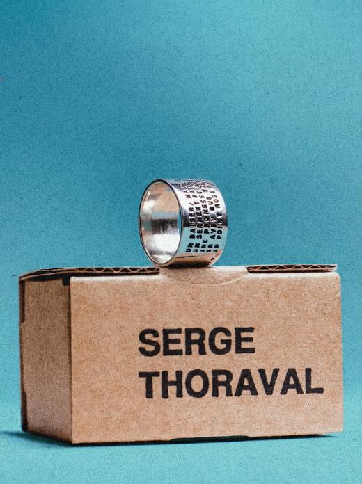 北京仓｜Serge Thoraval-UN BAISER-玫瑰之吻-宽戒指［法国设计师］ 商品图0