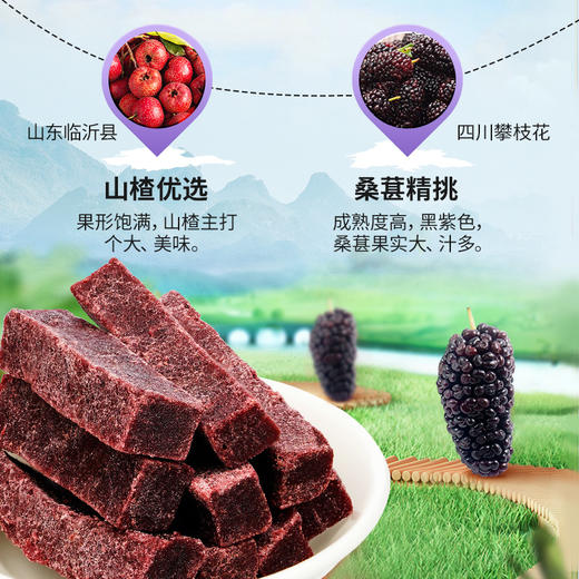雷允上桑葚山楂条125g*3 商品图2
