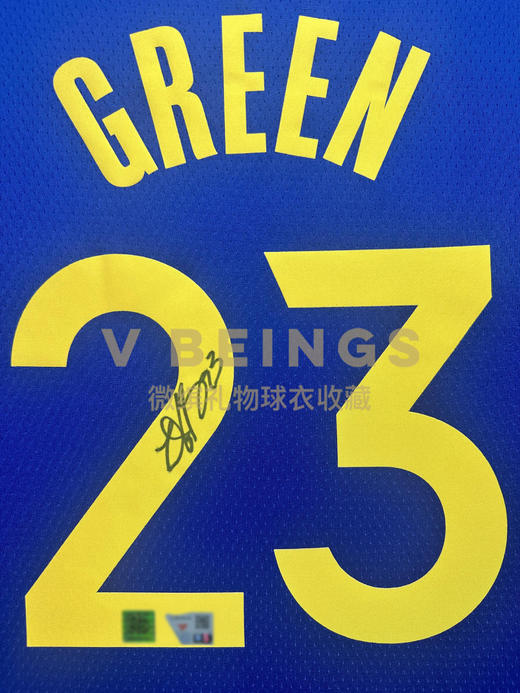收藏系列 格林 勇士队23号球迷版亲笔签名球衣 商品图2