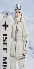 ISEEMIGGA雪服寒武纪-修身款-米白色
