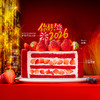 【跨年】福满红丝绒·红颜草莓红丝绒蛋糕，可选1.5/2.5/6磅 商品缩略图3