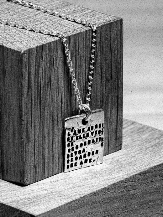 订购14周到｜Serge Thoraval-Reflet-映射人生-项链［法国设计师］ 商品图0