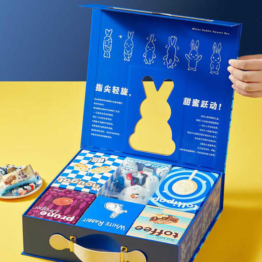 大白兔什锦糖礼盒488g（含毛绒挂件抱糖款玩偶新品公仔） 商品图3