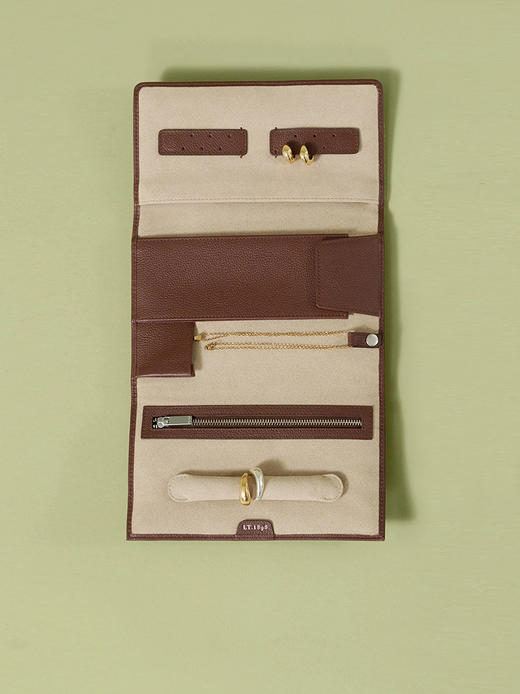 北京仓｜LE TANNEUR-Soft travel box-玄木棕 旅行 珠宝袋［法国设计师］ 商品图2