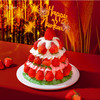 【跨年】红运草莓塔·红颜草莓多多奶油蛋糕，可选1.5磅 商品缩略图1