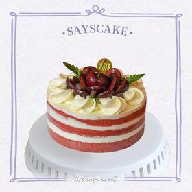 古典樱桃红丝绒Classical Cherry Red Velvet Layer Cake