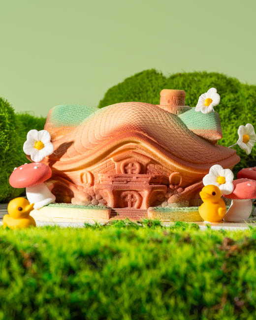 夏尔庄园-荔枝白桃芝士慕斯生日蛋糕（2.7磅） 商品图3