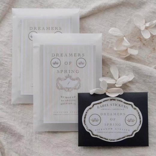 【现货】阿果拉丨马来西亚 jieyanow DREAMERS OF SPRING 便签 商品图0