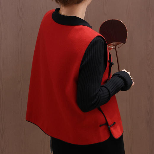 【不退不换】【预售7天】良木礼羊毛马甲（3185） 商品图1