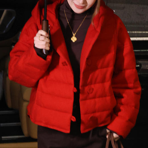 【特价不退换】【预售7天】良木礼连帽鹅绒服（0204改3172） 商品图7