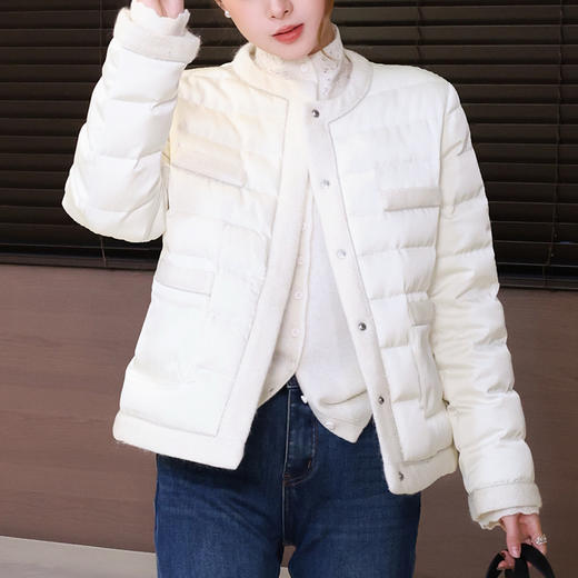 【特价不退换】【预售7天】良木礼鹅绒小香外套（2157） 商品图1