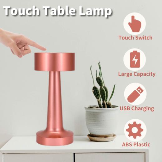意大利 触控感应无线台灯 USB可充电床头夜灯 无极调光 商品图1