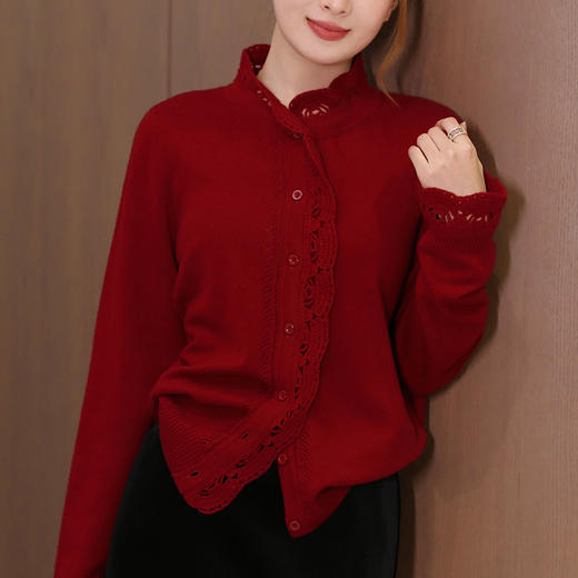 【特价不退换】【预售7天】良木礼羊毛开衫（3190F） 商品图1