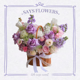 紫雾霓裳花篮