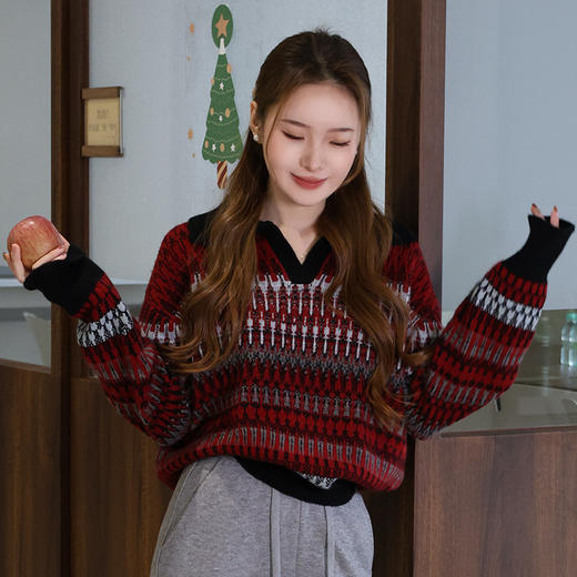 【预售7天】良木礼羊毛翻领上衣（3180F） 商品图1