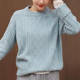 【预售7天】良木礼翻边袖羊毛上衣（3305F）