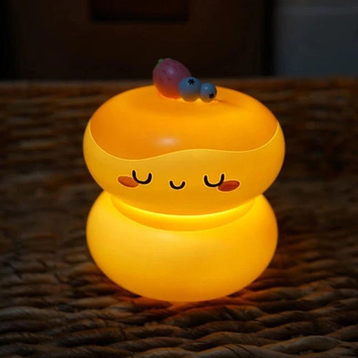 意大利 Smoko 舒芙蕾煎饼氛围灯 可爱造型 卧室温馨小夜灯照明灯 商品图3