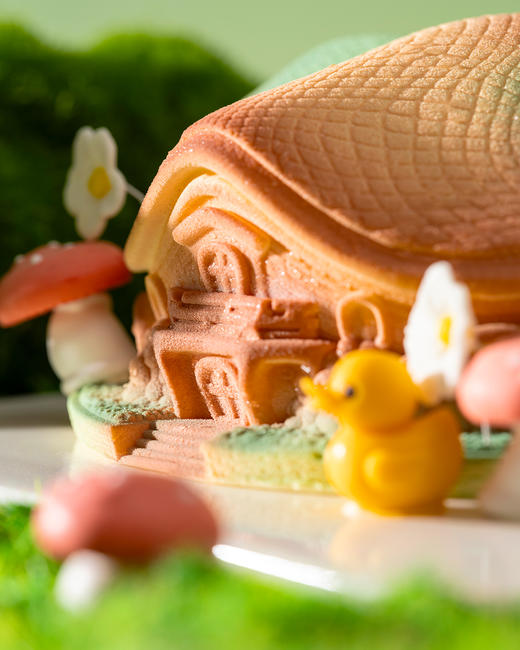 夏尔庄园-荔枝白桃芝士慕斯生日蛋糕（2.7磅） 商品图4