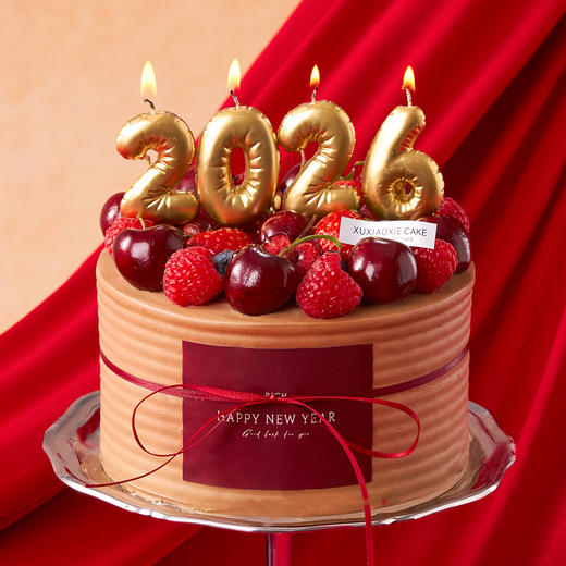 【2026幸福莓满】车厘子草莓巧克力蛋糕 商品图0