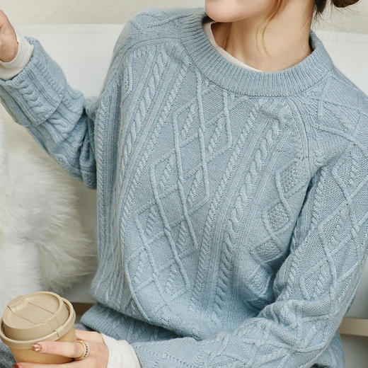 【预售7天】良木礼翻边袖羊毛上衣（3305F） 商品图3