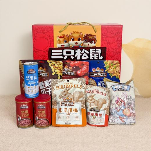 （1.20直播）三只松鼠年货礼盒-龙凤系列爆款--国红款1305g【臻礼贺岁】 商品图2