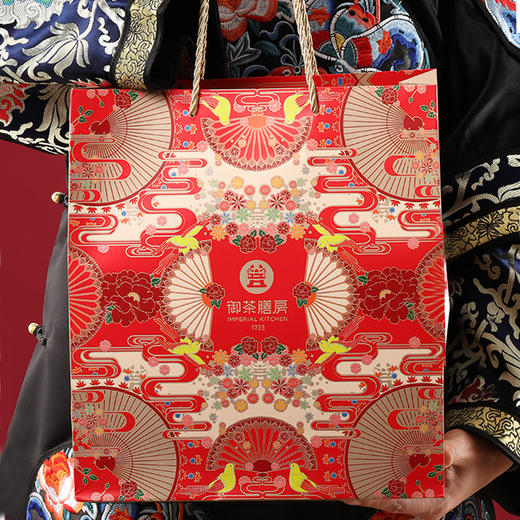 御茶膳房新年过典乐汉唐从糕点礼盒送长辈走亲戚高档春节礼品  繁花似锦 正 商品图3