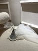银色蝴蝶结带纱发夹 商品缩略图1