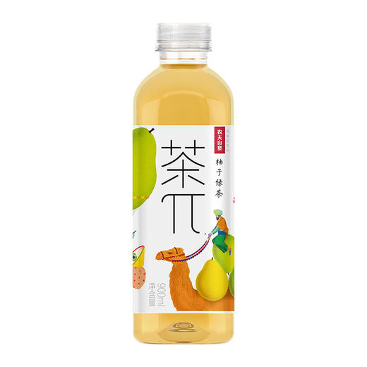 900ml茶派柚子绿茶饮料 商品图0