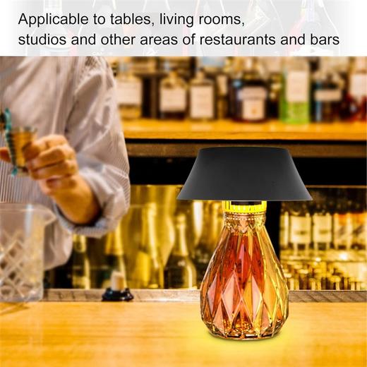 意大利 GRCFUMO 创意LED酒瓶灯 客厅酒店餐吧台装饰充电台灯（不含酒瓶） 商品图6