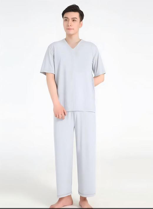 汗蒸服男女曲水浴服冰凉丝有马睡衣沐里按摩沐外男士洗浴家居服兰亭 商品图3