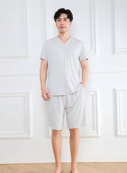 男浴服 曲水浴服冰凉丝有马睡衣沐里按摩沐外男士洗浴家居服兰亭 商品图2