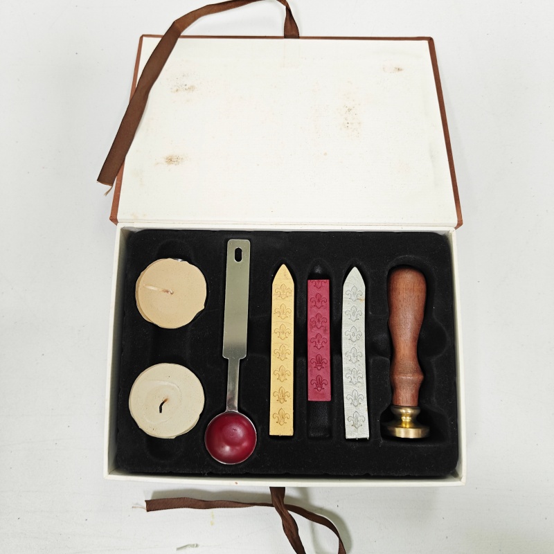 新年男孩女孩生日结婚礼物字母火漆章烤漆封印封口包装封蜡条印章