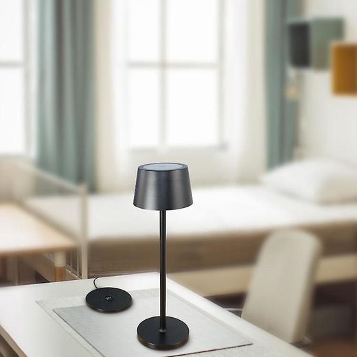 意大利 铝合金无线磁吸充电台灯 5200mAh电池 IP54防水 触摸调光 商品图4