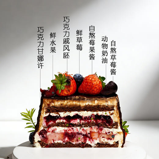黑巧莓果绮梦蛋糕 商品图2