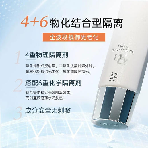 晓姿（AXXZIA）【本土版】御颜晶采臻萃防晒隔离霜二合一 40g 商品图3