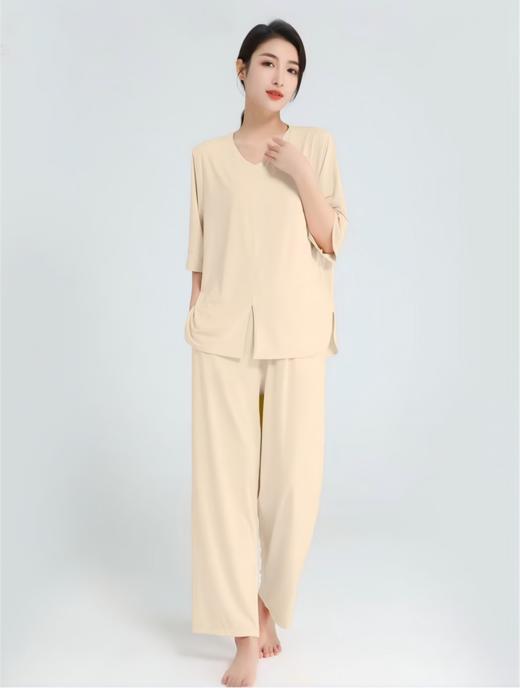 汗蒸服男女曲水浴服冰凉丝有马睡衣沐里按摩沐外男士洗浴家居服兰亭 商品图1