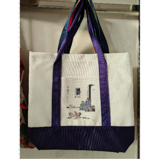 文创“丰”系列复古帆布包 商品图2