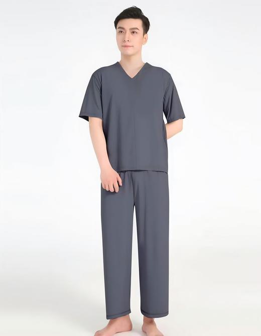 汗蒸服男女曲水浴服冰凉丝有马睡衣沐里按摩沐外男士洗浴家居服兰亭 商品图2