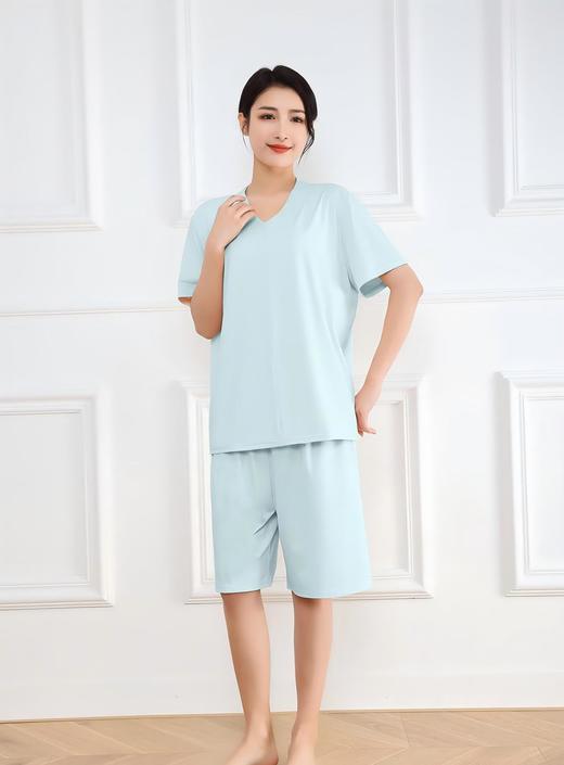 女浴服 曲水浴服冰凉丝有马睡衣沐里按摩沐外男士洗浴家居服兰亭 商品图2