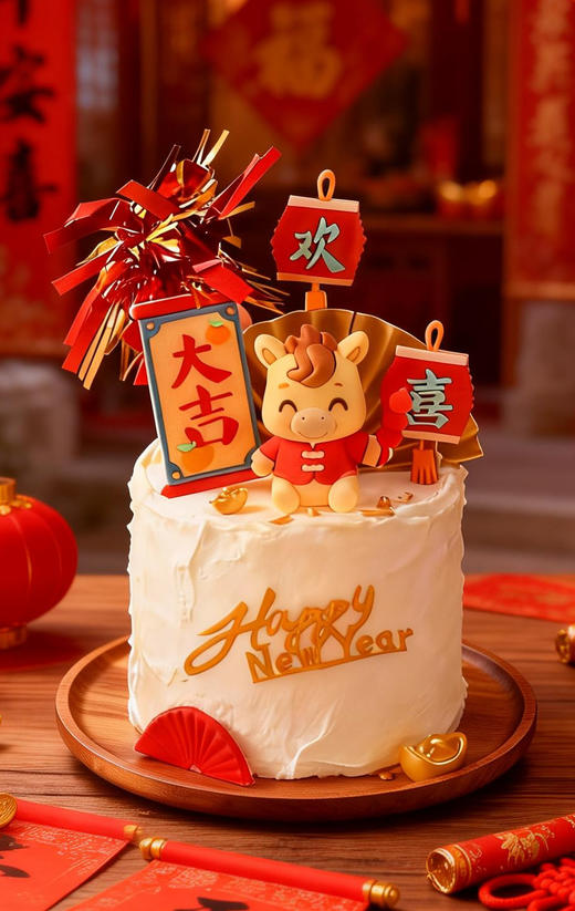 马年大吉·新年蛋糕 商品图2