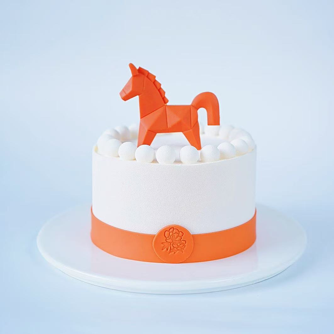 新年蛋糕｜五花马（五花马，千金裘，呼儿将出换美酒）