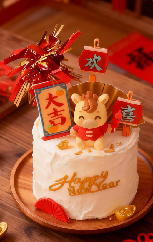 马年大吉·新年蛋糕 商品图4