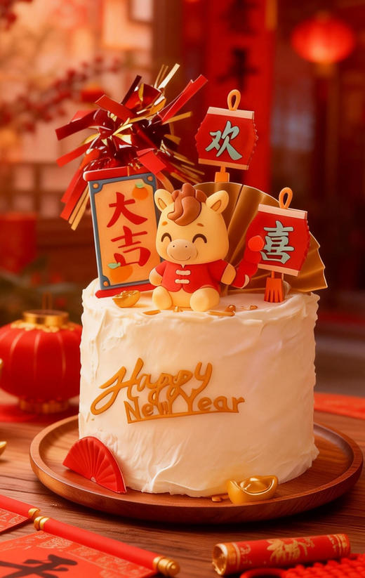 马年大吉·新年蛋糕 商品图1