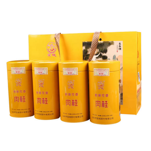 宝城岩骨花香肉桂125克小泡装礼盒装浓香型乌龙茶岩茶A695 商品图8