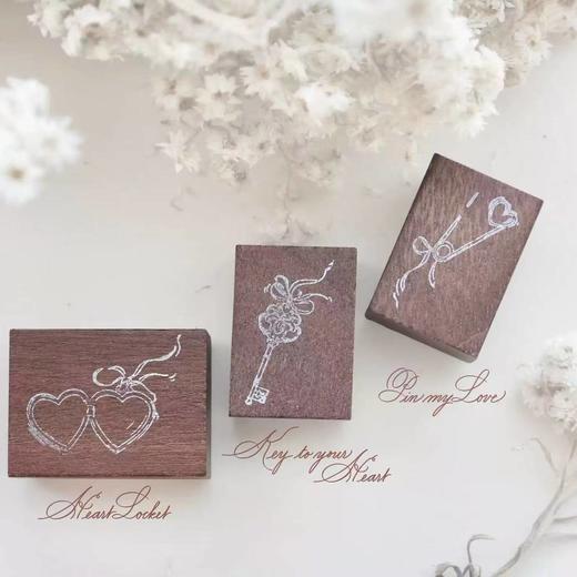 马来西亚 Jieyanow原创 A Love Story 手帐印章 木印章 商品图0