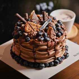 【轻甜蛋糕】蓝莓巧克力