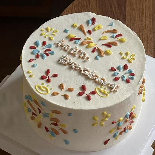 【烟花绽放】跨年元旦氛围感蛋糕 商品图0